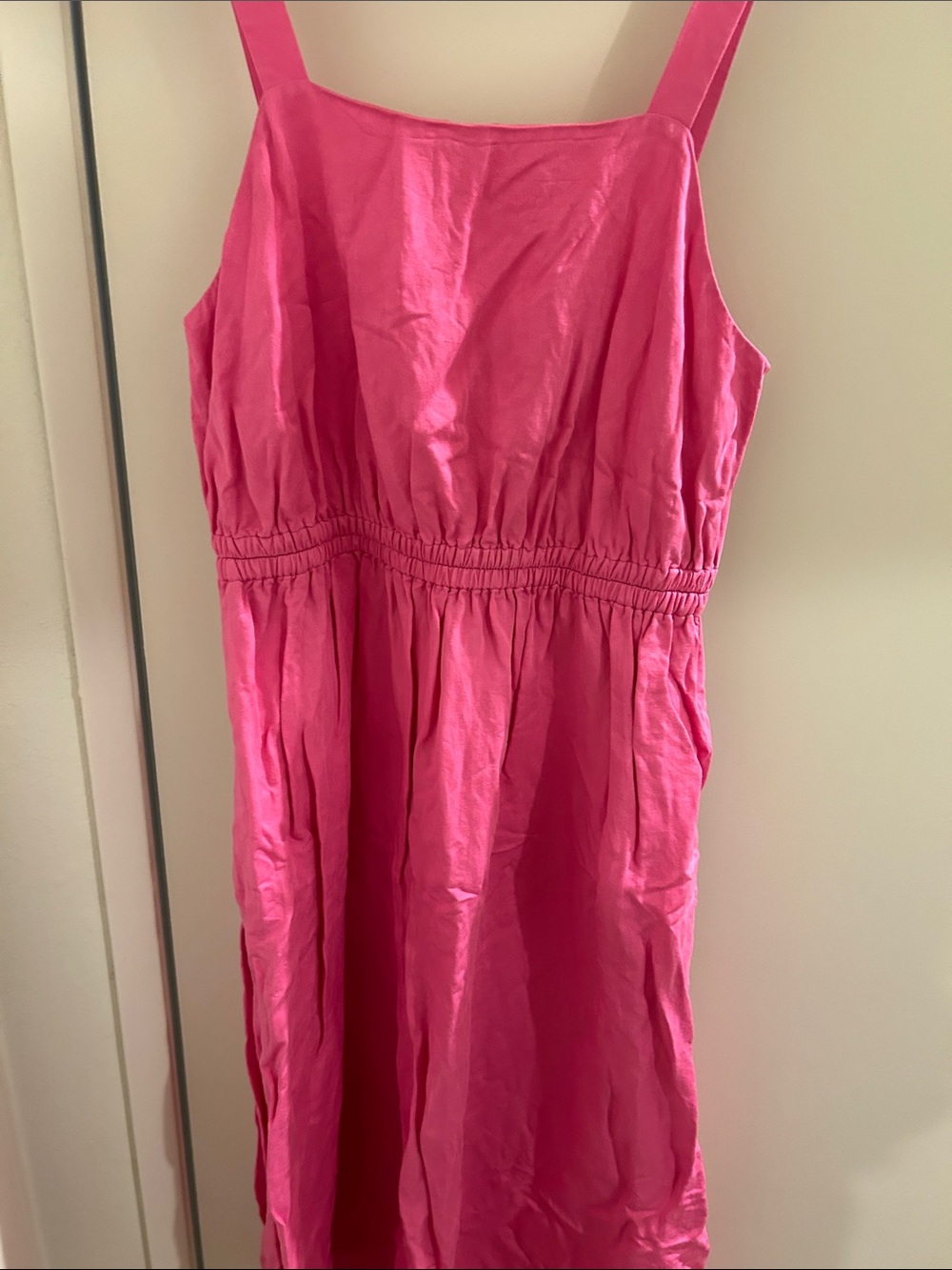 Signature Hot Pink Sleeveless Casual Sundress